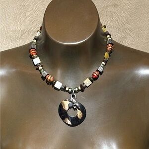 Elegant Multi-Color Beaded Necklace